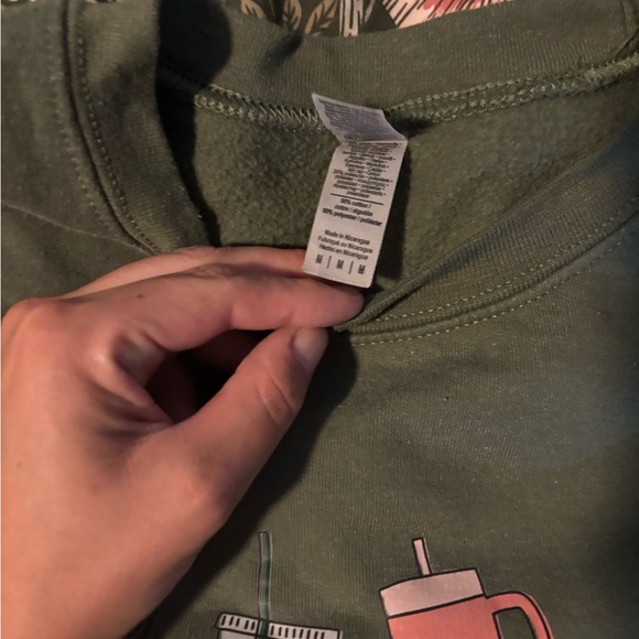 Graphic Olive Sweatshirt nurse - Picture 2 of 2